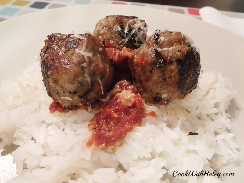 Curly Mustard Greens and Italian Sausage Meatballs