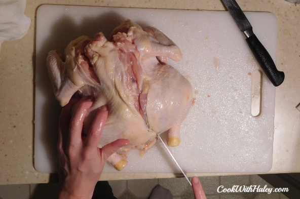 Deboning a chicken