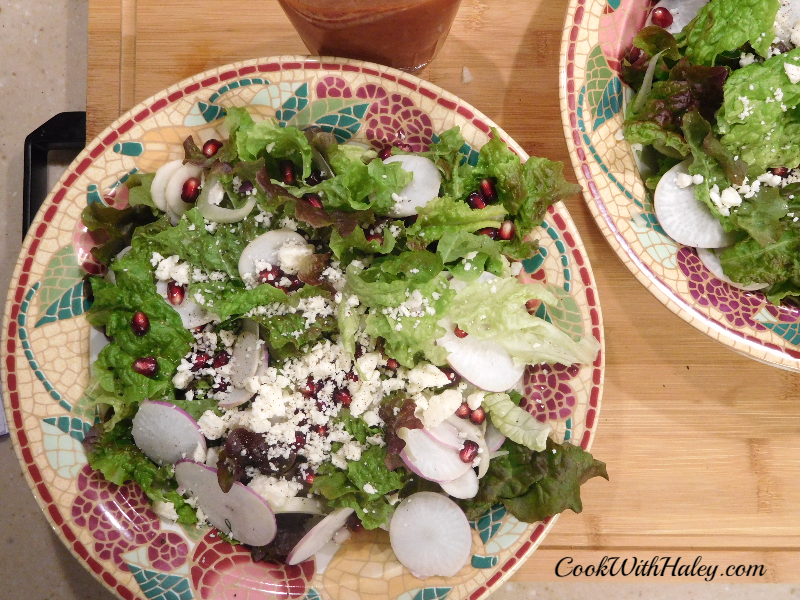 Turnip and Pomegranate Winter Salad