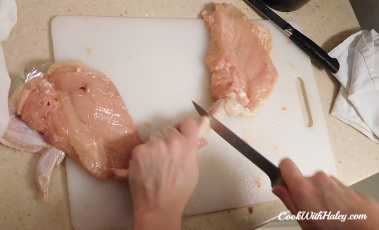 Deboning a chicken