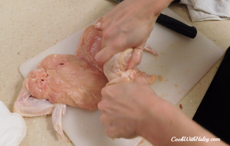 Deboning a chicken