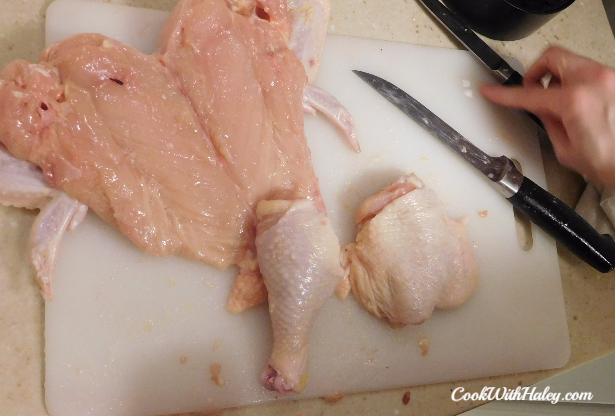 Deboning a chicken