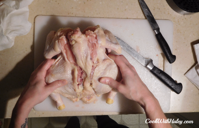 Deboning a chicken