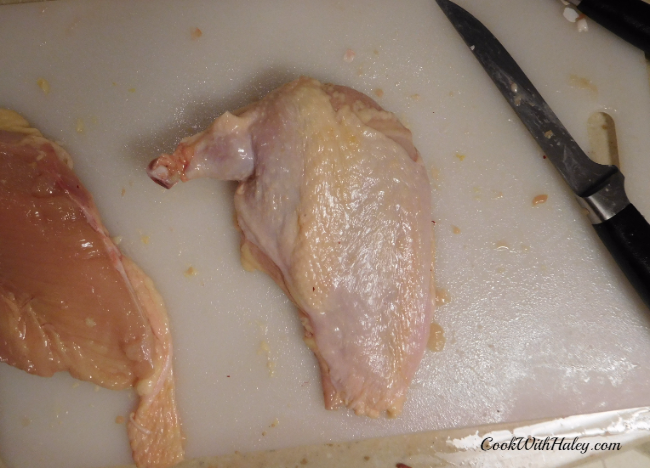 Deboning a chicken