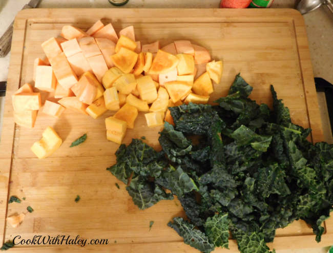 Earthy Indian Kale Casserole Vegetables