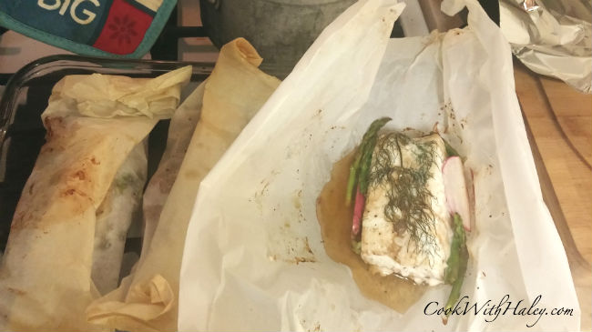 halibut en papillote