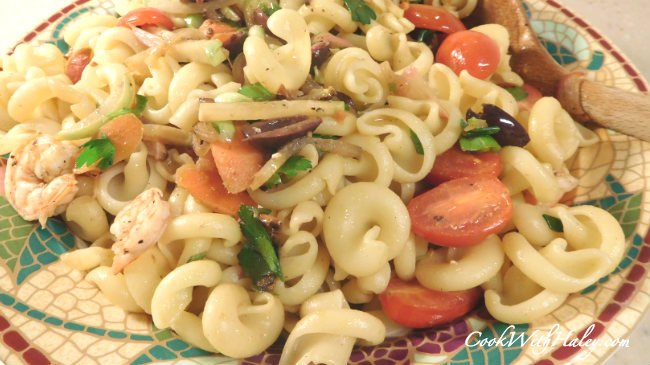 Warm Shrimp and Pasta Salad