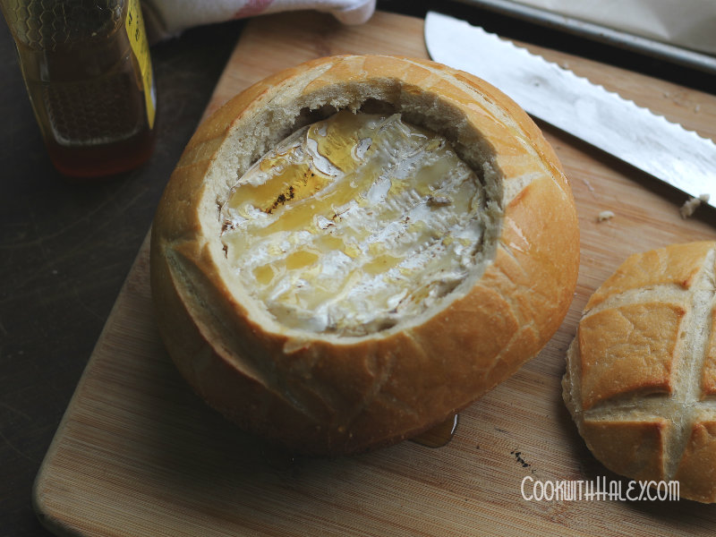 Grilled Brie Bread Bowl