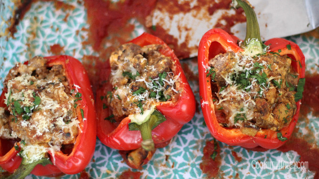 stuffed bell pepper