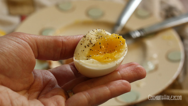 soft boiled eggs